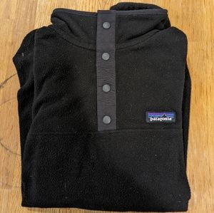 Patagonia Micro D Snap-T Pullover size small black